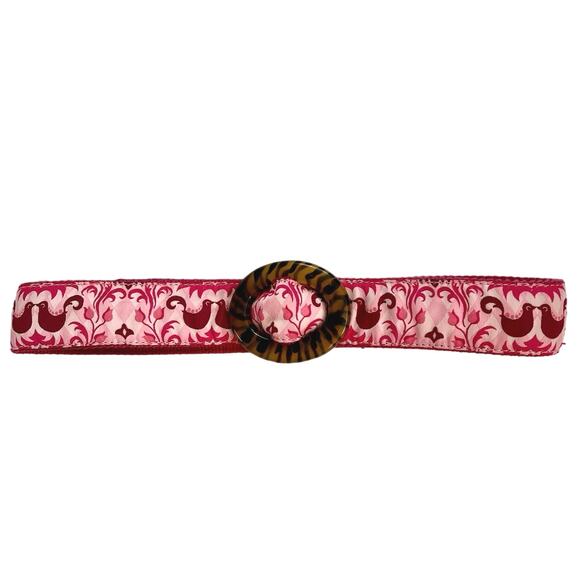 Uptown Charlie belt tortoiseshell with pink print - Picture 2 of 9